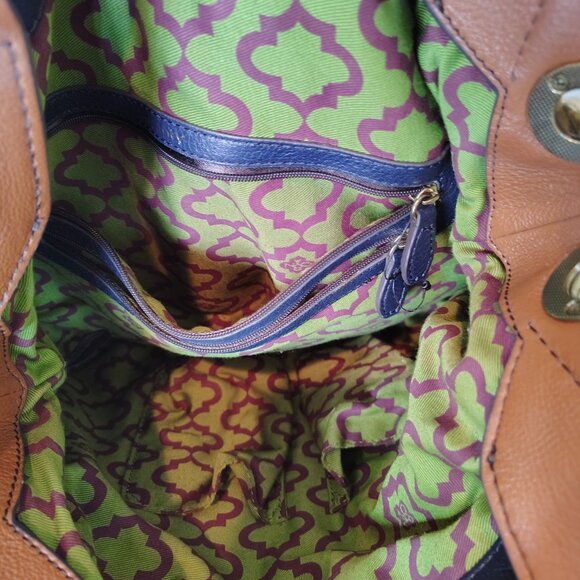 orYANY Hobo - Navy Blue and Cream - Picture 5 of 7